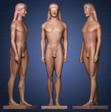 3D model Kouros von Tenea (STL)